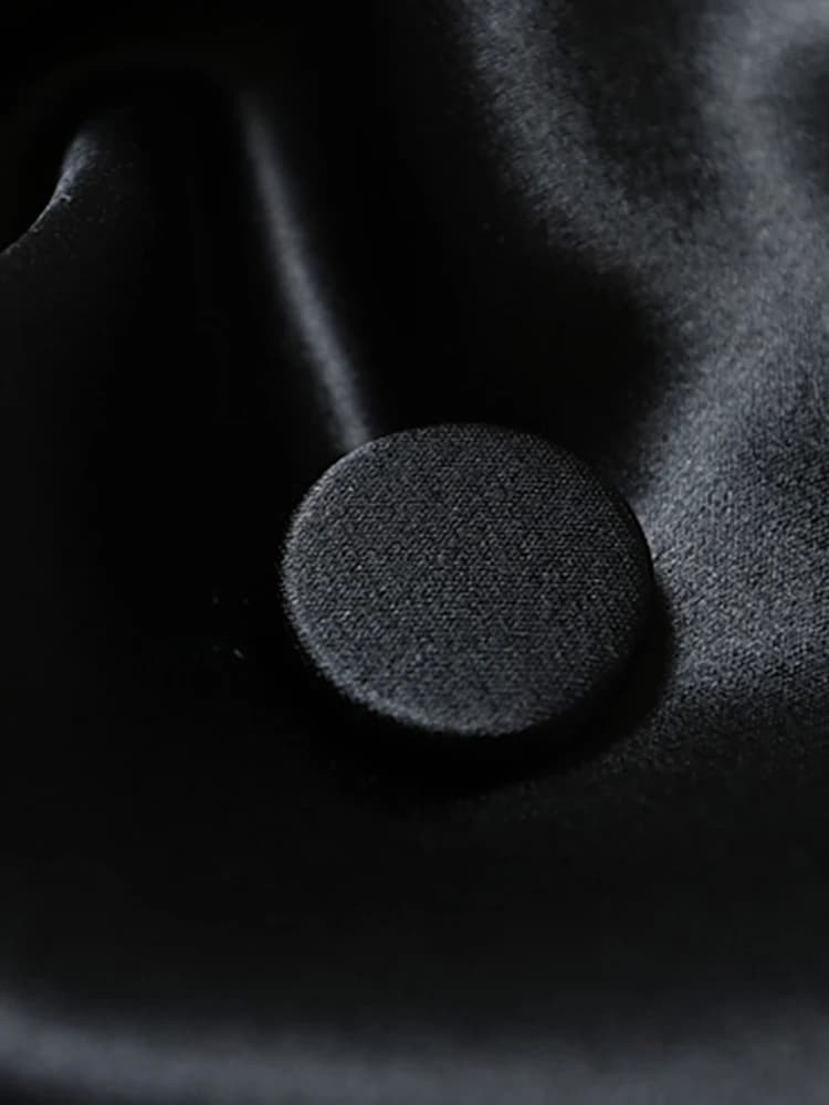 Lautaro-Manteau Long en Satin et Acétate pour Femme, Doux, Luxe, Élégant, Flowy, Chic, Haute Qualité