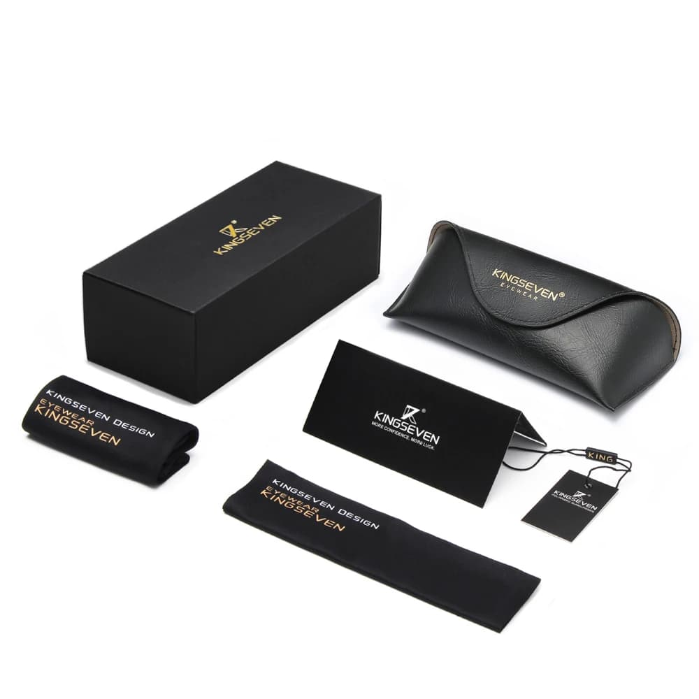 KINGSEVEN Lunettes de soleil polarisées classiques pour hommes et femmes, style aviateur, accessoire