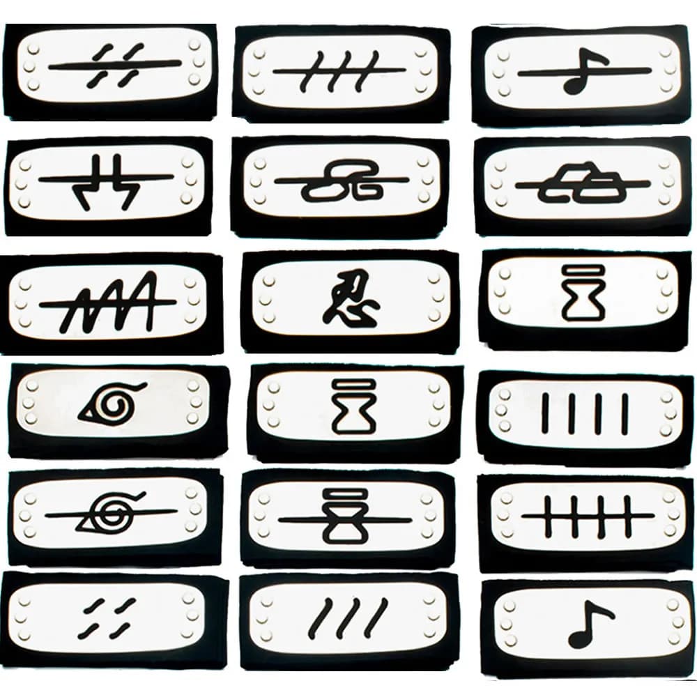 Bandeaux de dessin animé Uzumaki Akatsuki, accessoires de Cosplay, ceinture de tête, protection du f