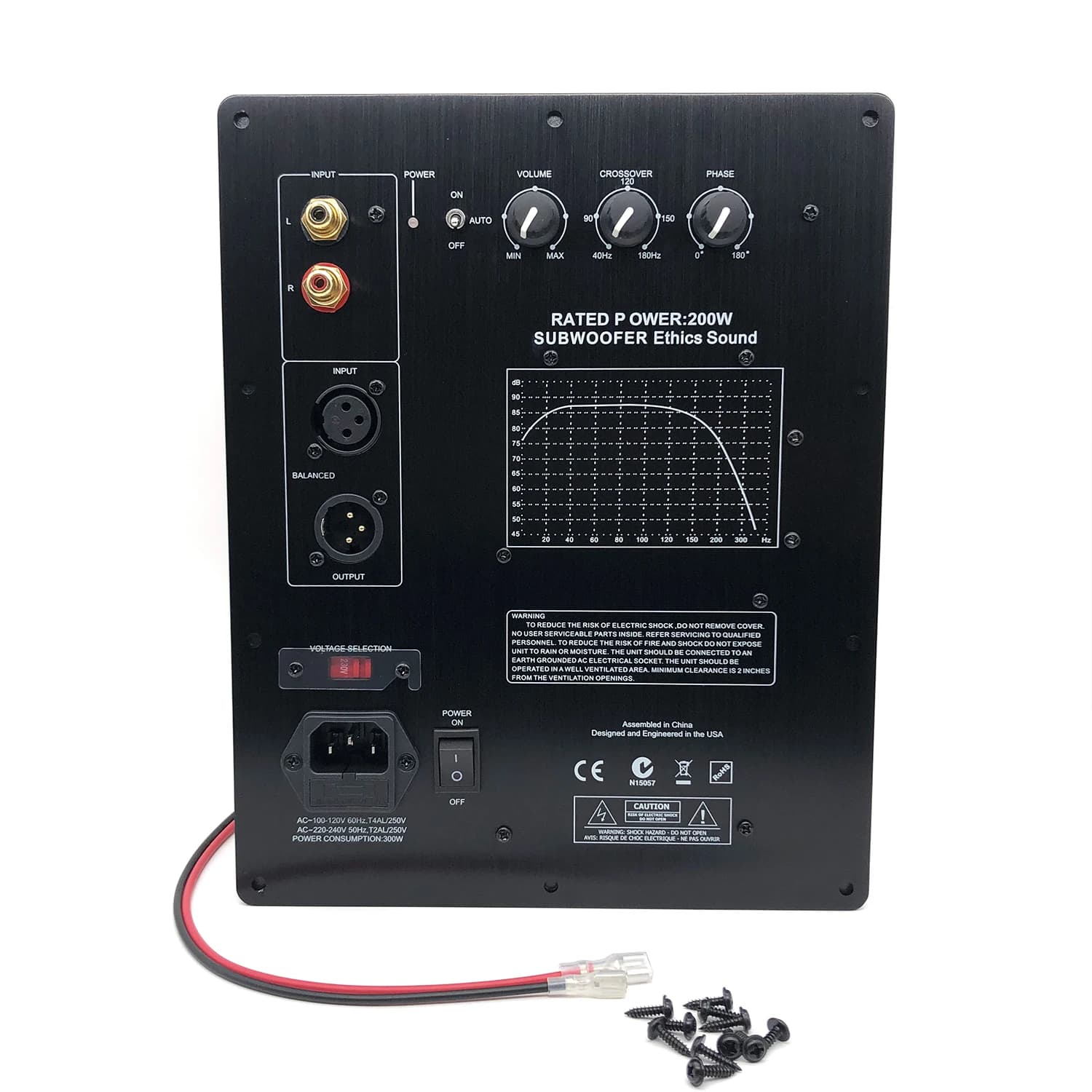 2025NEW HIFI – carte d'amplificateur de caisson de basses actif numérique robuste, Mono 200W, carte 