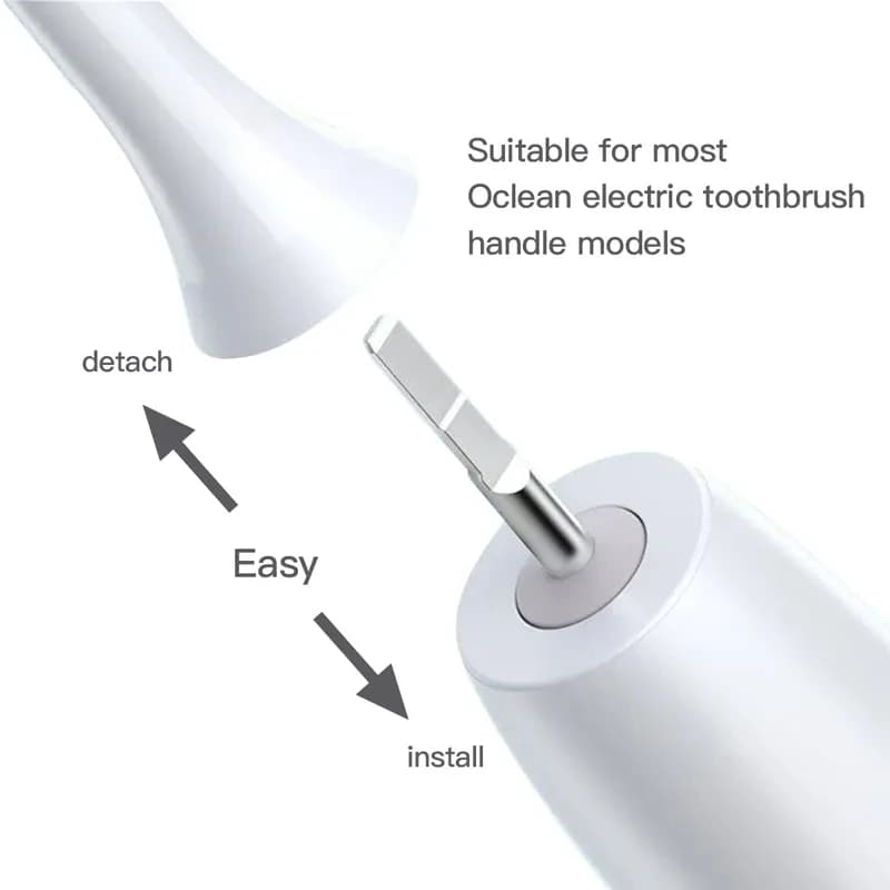 Têtes de brosse de rechange DuPont, buses de nettoyage à poils souples pour brosse à dents électriqu