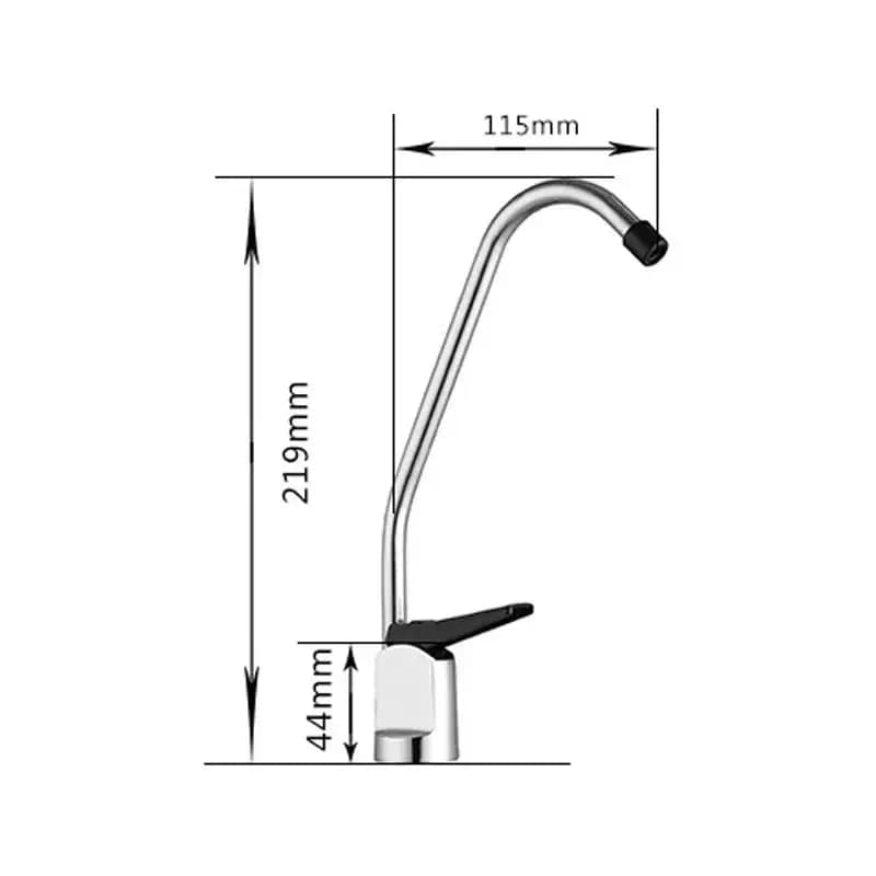 Robinet purificateur de filtre à eau pour toute unité RO ou système de Filtration d'eau avec pointe 
