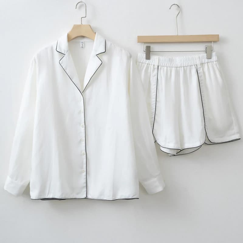 Ensembles de chemises courtes pour femmes