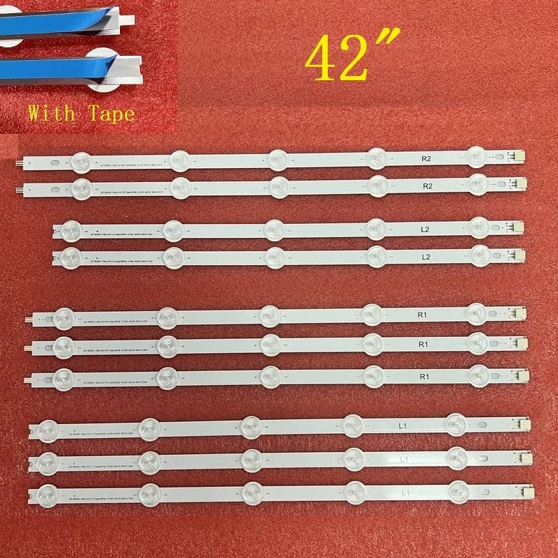 Rétro-éclairage LED pour TV 42LA620S 42LA615V 42LN5400-UA 6916L-1214A 1215A 1216A 1217A 1412A 1413A 