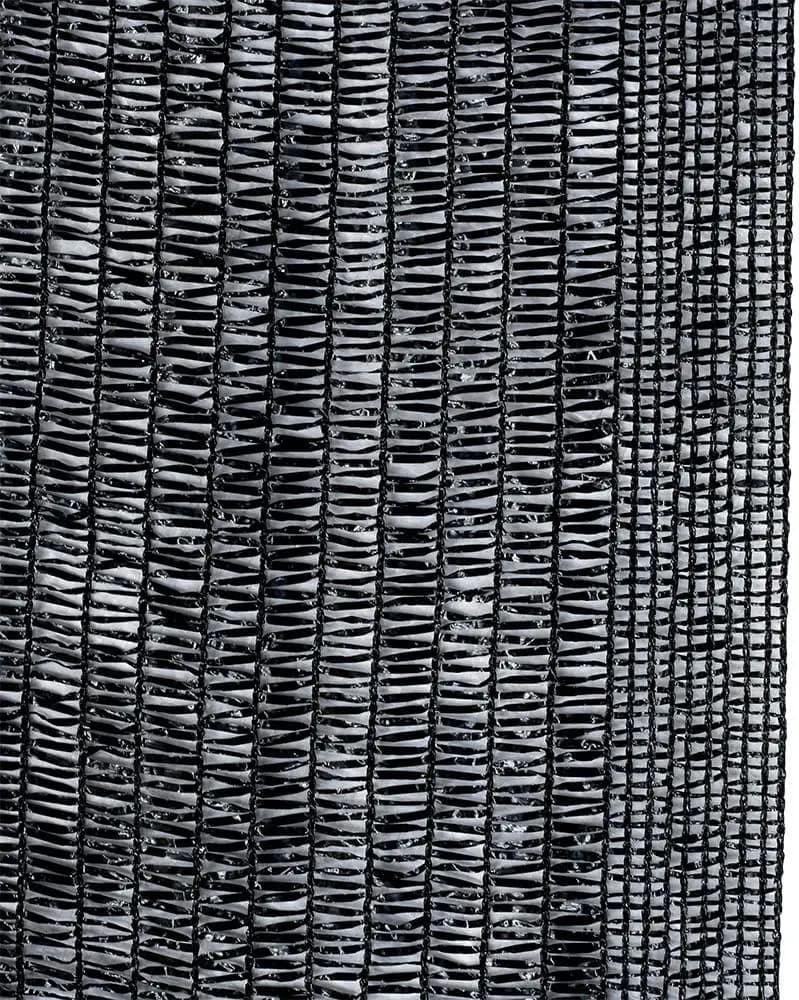 Grille d'ombrage noire à effet de serre avec œillets, crème solaire 70%, 12 pi x 16 pi