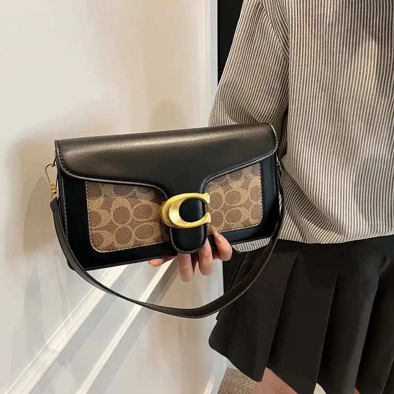 Sac sous les bras rétro luxueux pour femmes, sac à bandoulière, à la mode, polyvalent, exquis, sac d