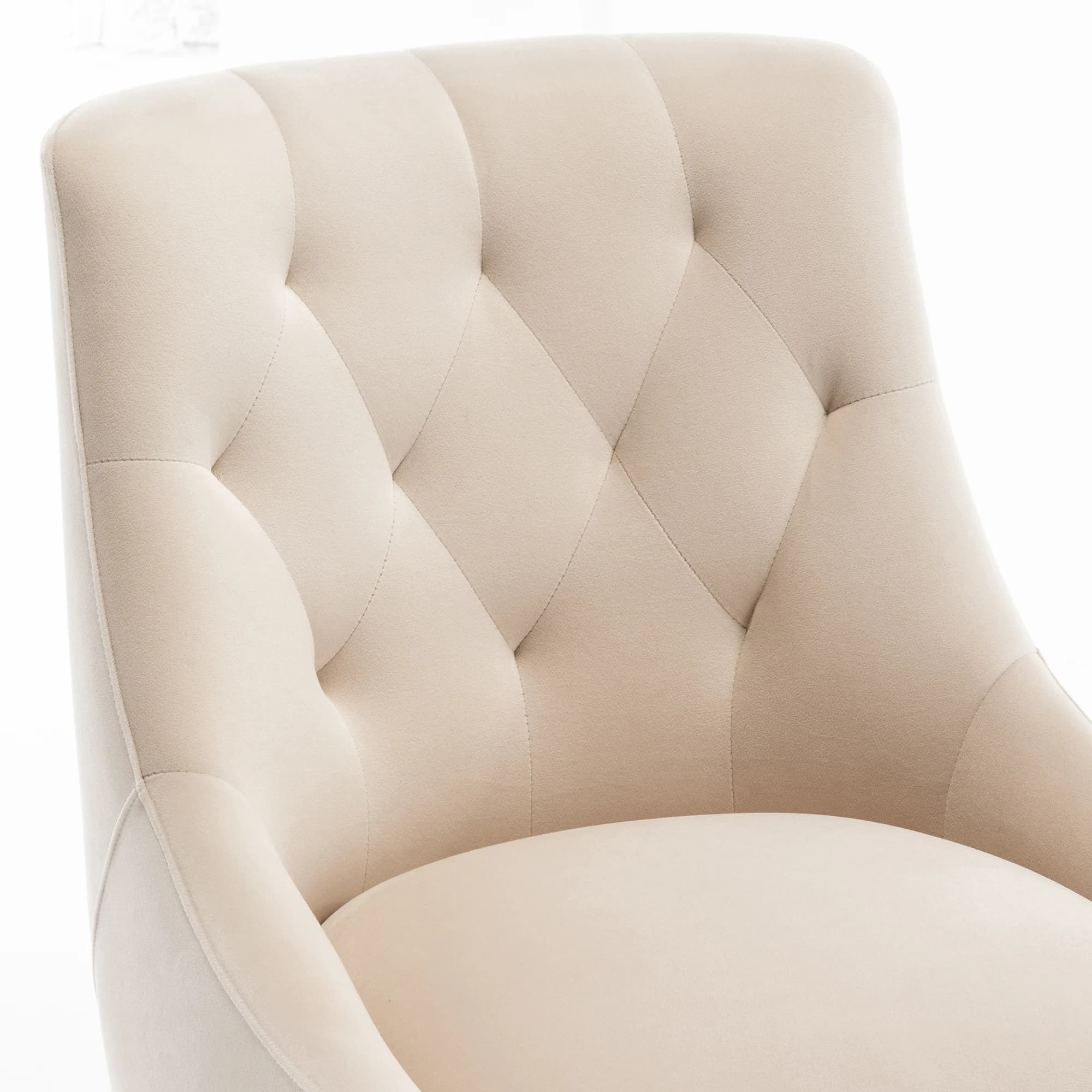 SEYNAR-Ensemble de 2 chaises de salle à manger modernes, chaise d'appoint avec dossier touffeté et n
