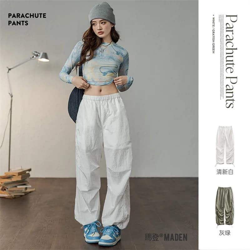 Maden-Pantalon cargo léger pour femme, pantalon décontracté, pantalon de survêtement respirant, mono