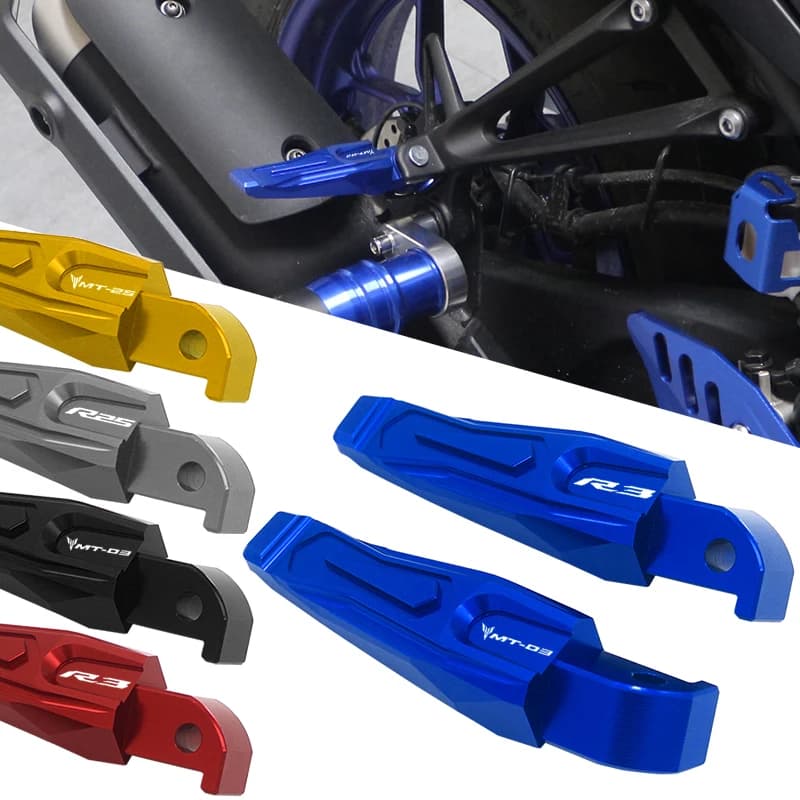 Repose-pieds arrière pour moto YAMAHA YZF R3 R25 MT03 MT25 R3 MT-03, accessoires de passager