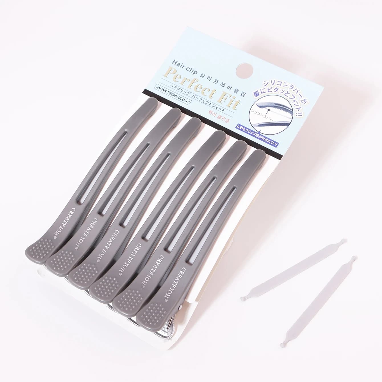 Épingle à cheveux longue à pince sans couture, 6 pièces, épingles à cheveux sans pli, épingle à chev