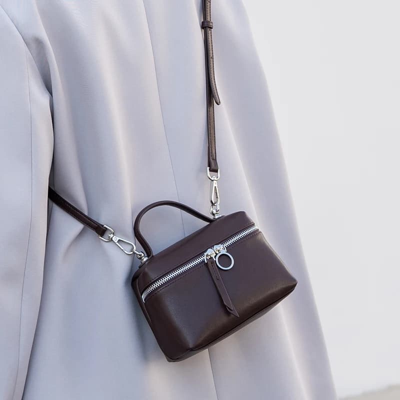 Nouveau sac mini tendance en cuir véritable 2026, sac seau de créateur pour femme, sac à main de lux