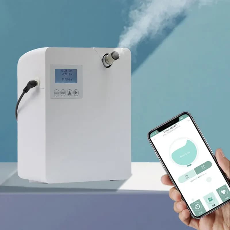 Diffuseur d'arôme d'huile essentielle intelligent Bluetooth et WiFi synchronisation diffuseur de par