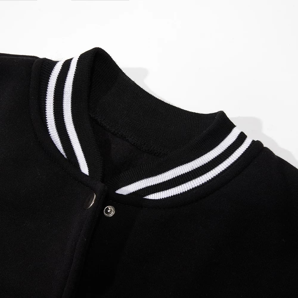 Veste ample surdimensionnée de couleur unie, noir, gris, blanc, vêtements pour hommes et femmes, uni