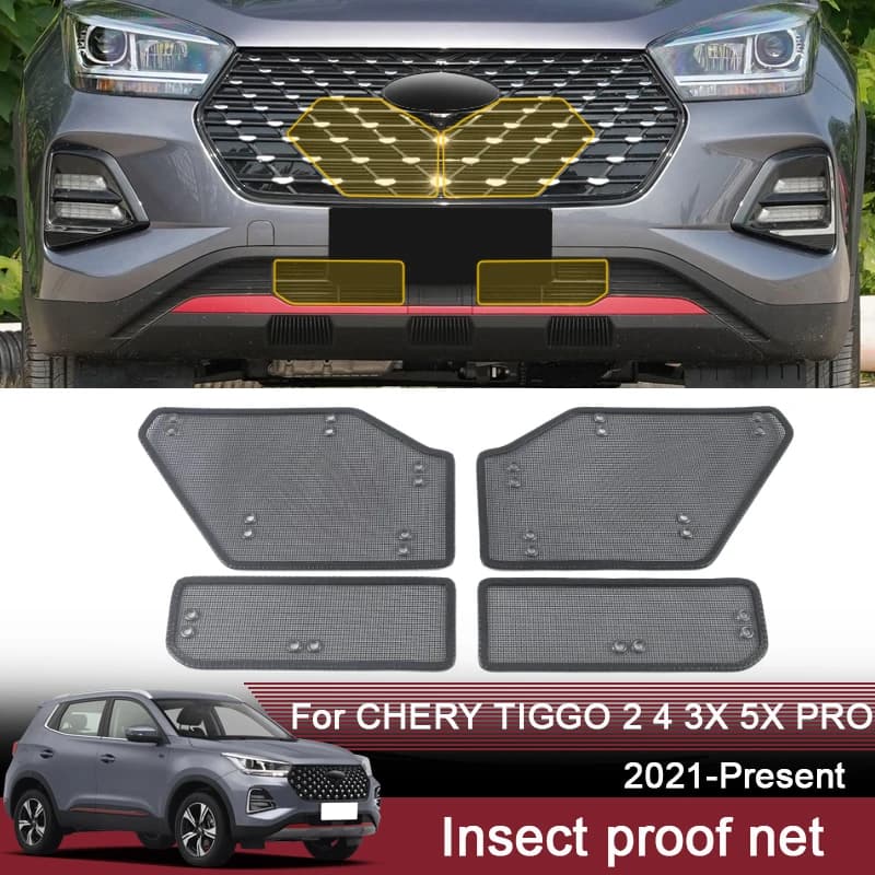 Filet anti-insectes pour voiture CHERY Tiggo 2 4 3x 5X PRO 2021 – 2025, couverture de réservoir d'ea