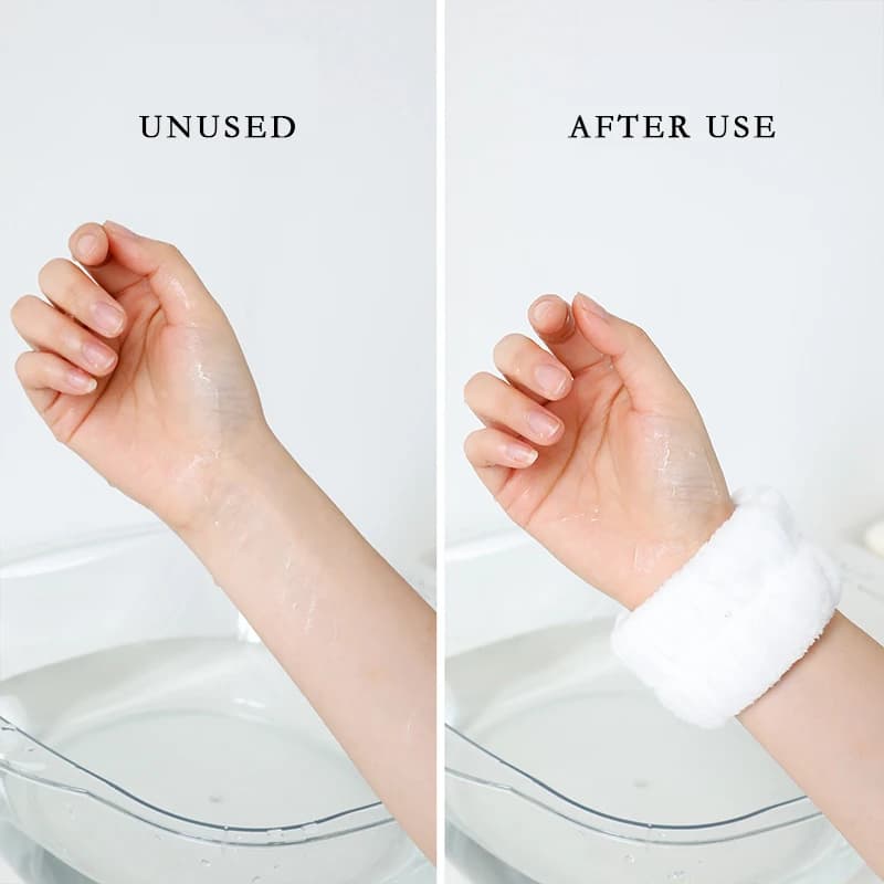 Bracelets de lavage de poignet absorbants, serviette en microfibre douce pour laver le visage, lavag