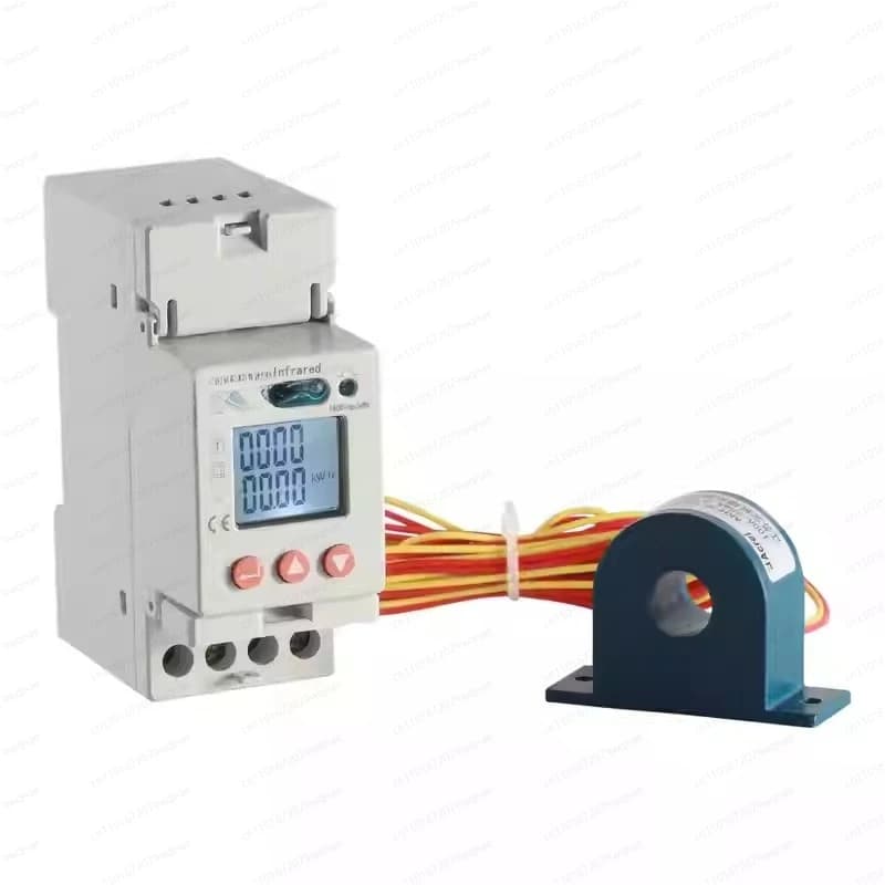 Compteur intelligent sur rail DIN DDSD1352, analyseur de puissance monophasé avec RS485 Modbus pour 
