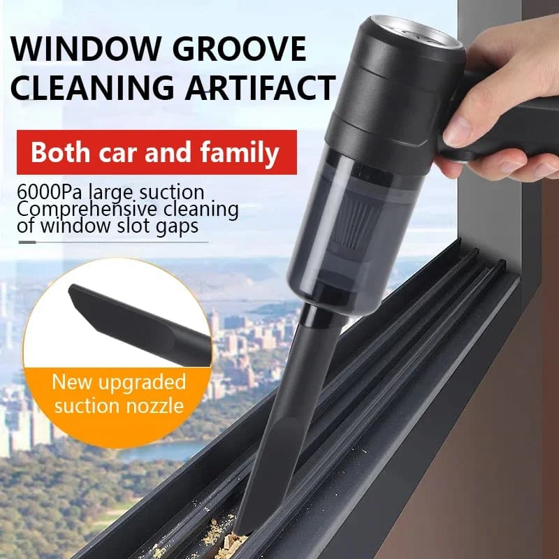 Nouveau 12000Pa aspirateur de voiture sans fil USB charge 1800mAh appareil de nettoyage Portable Min