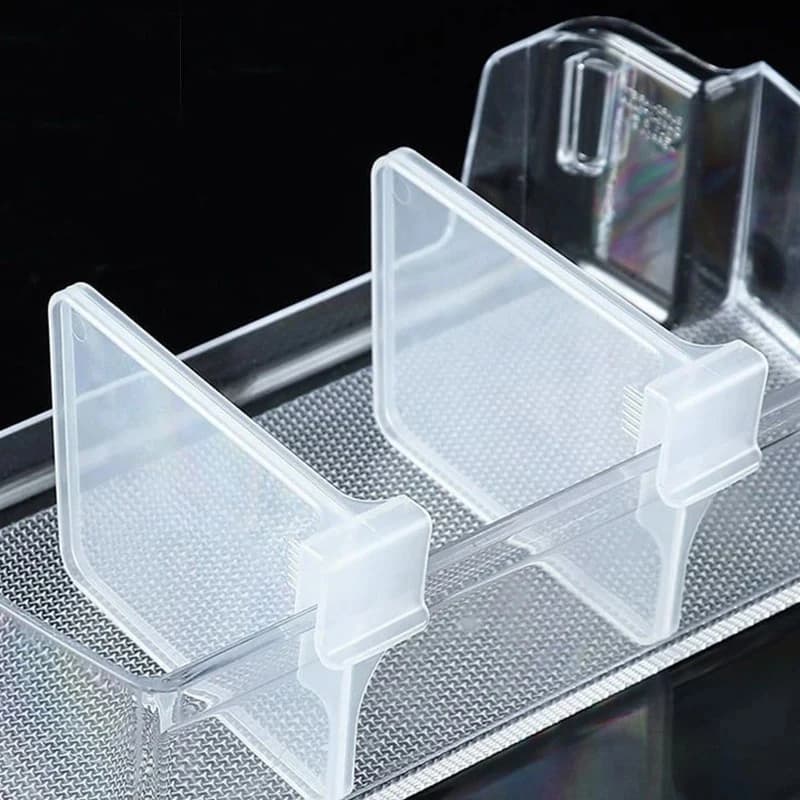 Mathiation de réfrigérateur en plastique rétractable, 10 pièces, planche de rangement, attelle de sé