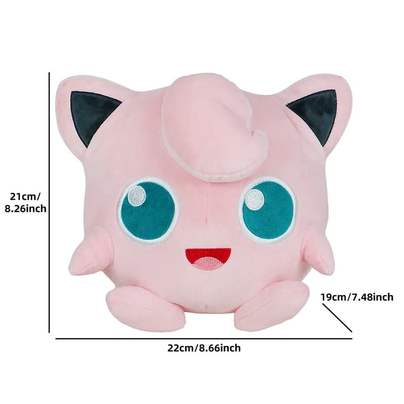 Poupée en peluche originale Jigglypuff, jouets en peluche Gengar Clefairy Marill, dessin animé Kawai