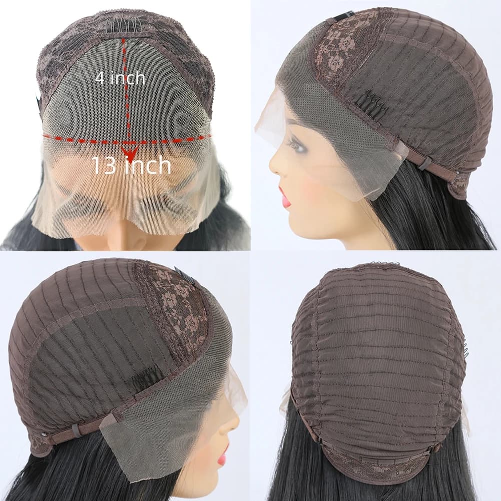 AIMEYA synthétique dentelle avant perruques pour femmes délié naturel cheveux synthétiques dentelle 