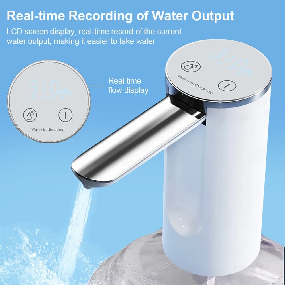 Distributeur d'eau automatique pliable, pompe à gallon d'eau électrique, bouteille aste, pompe à eau