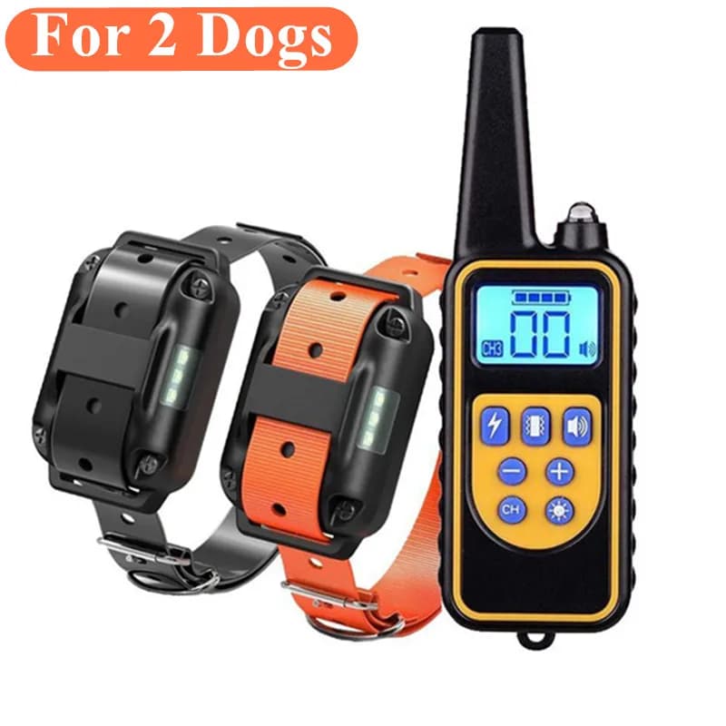 Collier anti-choc pour chien- [nouvelle édition] collier d'entraînement pour chiens de grande taille