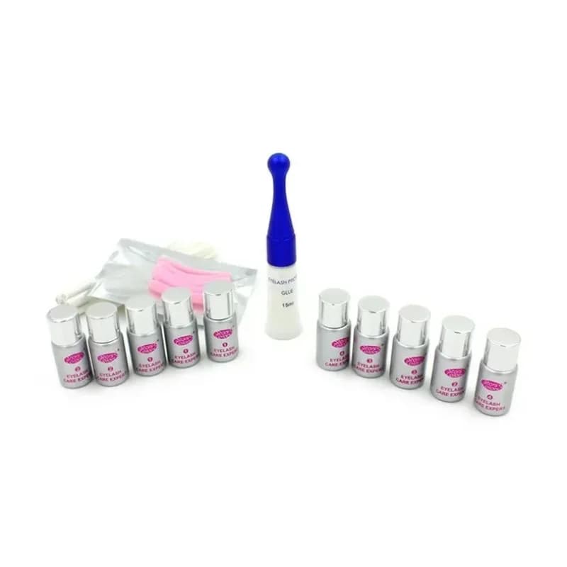 Ensemble de permanente de cils de marque Stars Colors 100%, pour faire la permanente des cils, pour 