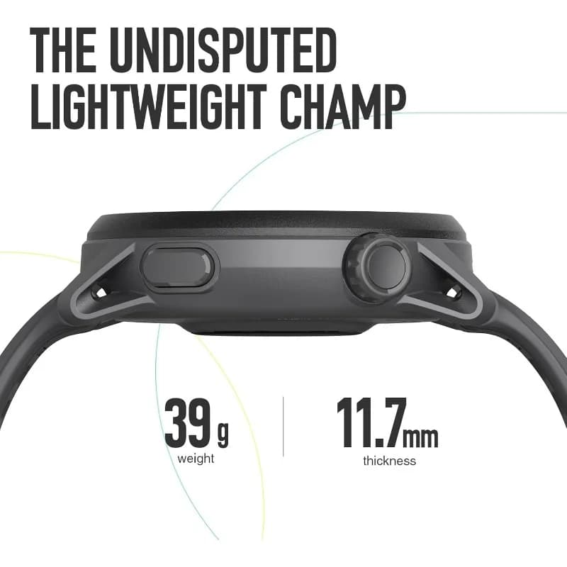 PACE 3 Sport Watch GPS, léger et confortable, autonomie de 17 jours, GPS double fréquence, fréquence