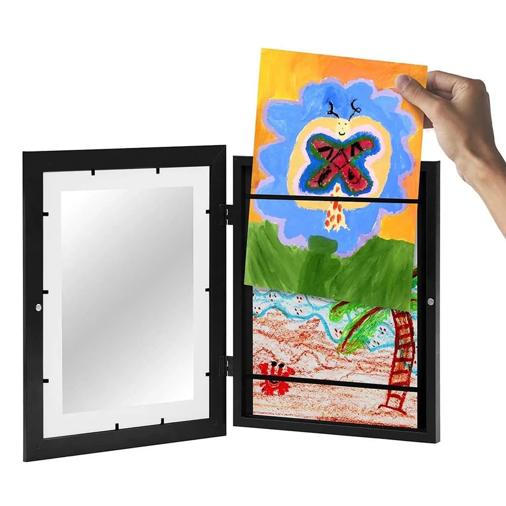 Cadres artistiques pour enfants, cadre magnétique ouvert sur le devant, modifiable, pour affiche, Ph