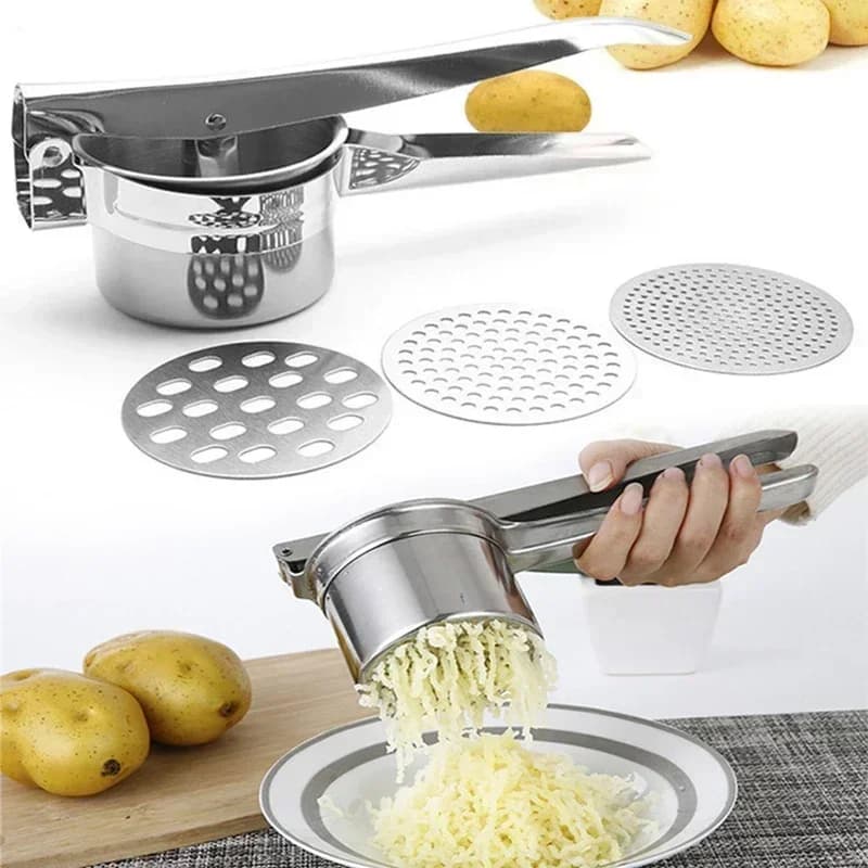 Presse-purée RicerPress purée de pommes de terre en acier inoxydable, purée de concassage, presse-fr