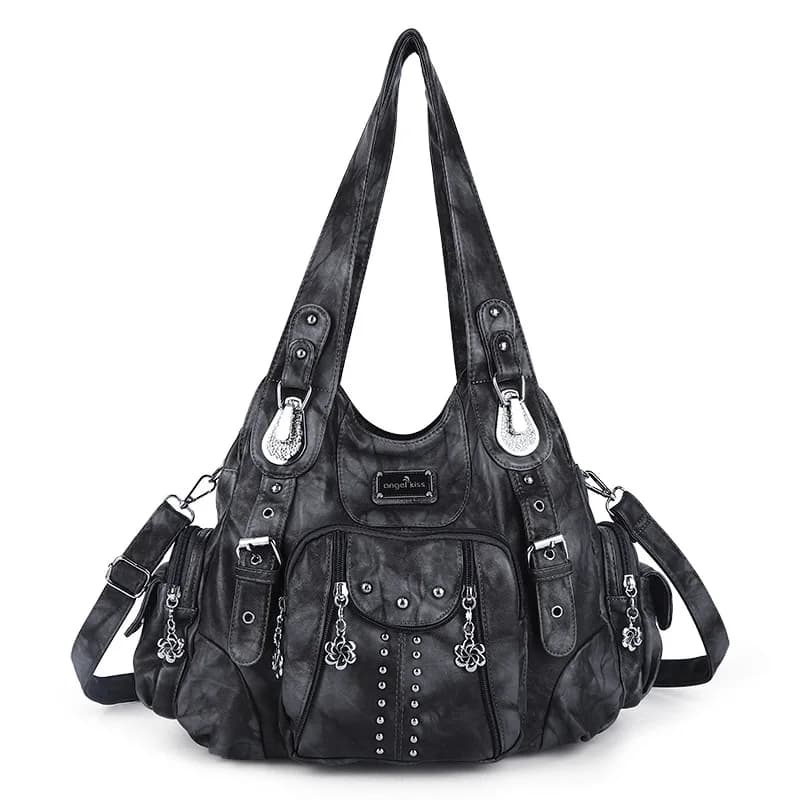 Femmes mode sacs à main femmes sacs à bandoulière en cuir PU sac à main femme sacoche grande capacit