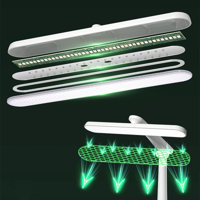 Lampe de Table LED Rechargeable pliable, Protection des yeux, pour enfants étudiants, lampe de burea