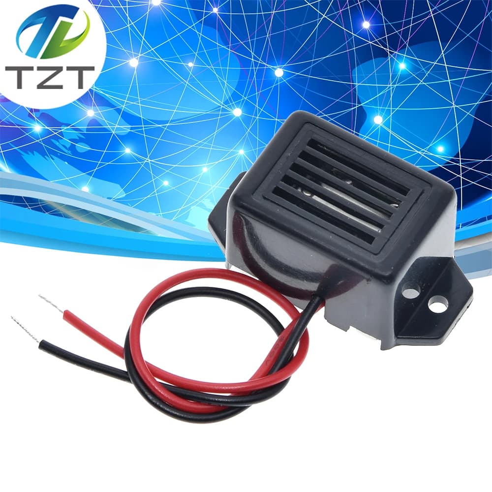 Buzzer d'alarme DC 12V 85dB, Mini buzzer électronique, ton Constant