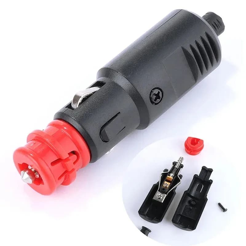 1pc voiture véhicule allume-cigare prise connecteur mâle prise universelle 12V-24V 8A voiture allume