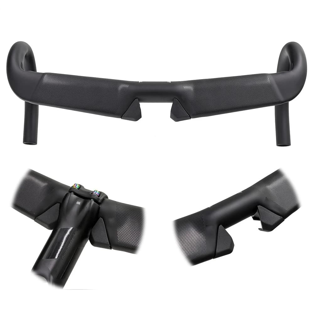 Guidon de vélo de route entièrement en Fiber de carbone T1000, guidon de vélo de sport, barre de chu