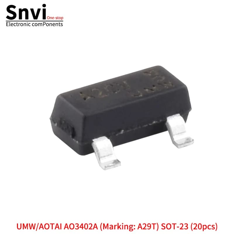 MOSFET UMW AO3422A (ARTX), AO3423A (ASXA), AO3442A (SA24) d'origine
