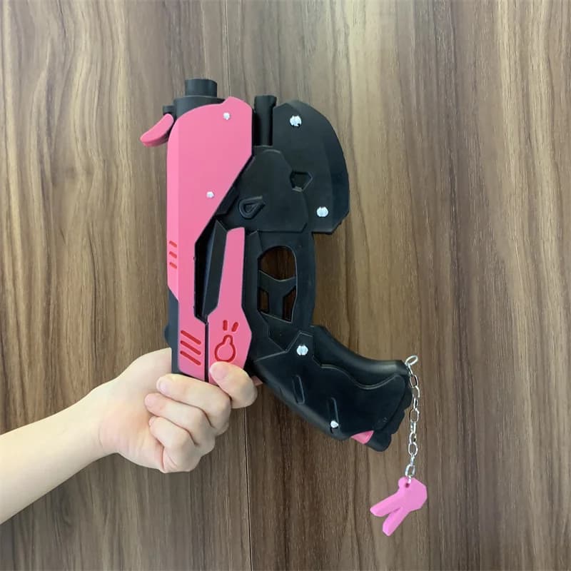 Jeu OW D. va Revolvers Arme Pistolet, 1:1, Cosplay, Sécurité, PU, Cadeau, Extérieur, Jouet, Caoutcho