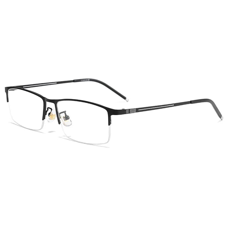Monture de lunettes pour homme en alliage de titane moderne, semi-sans monture, ultra-légère, lunett