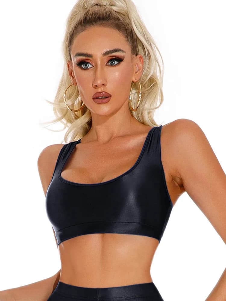 Collant de brevSexy et Brcorporelle à l'Huile pour Femme, Vêtement Court, Col en V Profond, Tache Pr