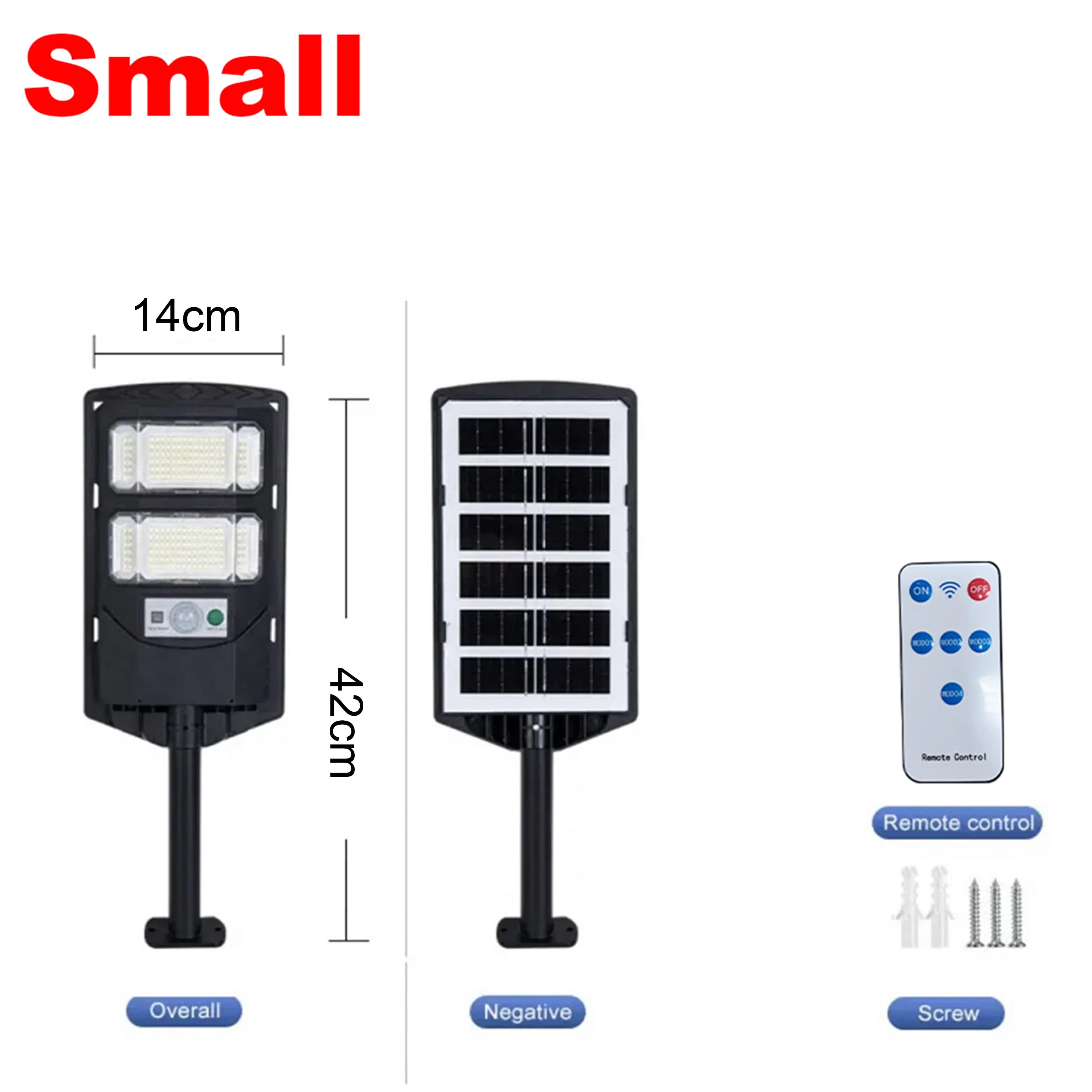 Lampe solaire extérieure 12000W, lampadaire solaire ultra puissant 320 °   Éclairage de Jardin à Cap