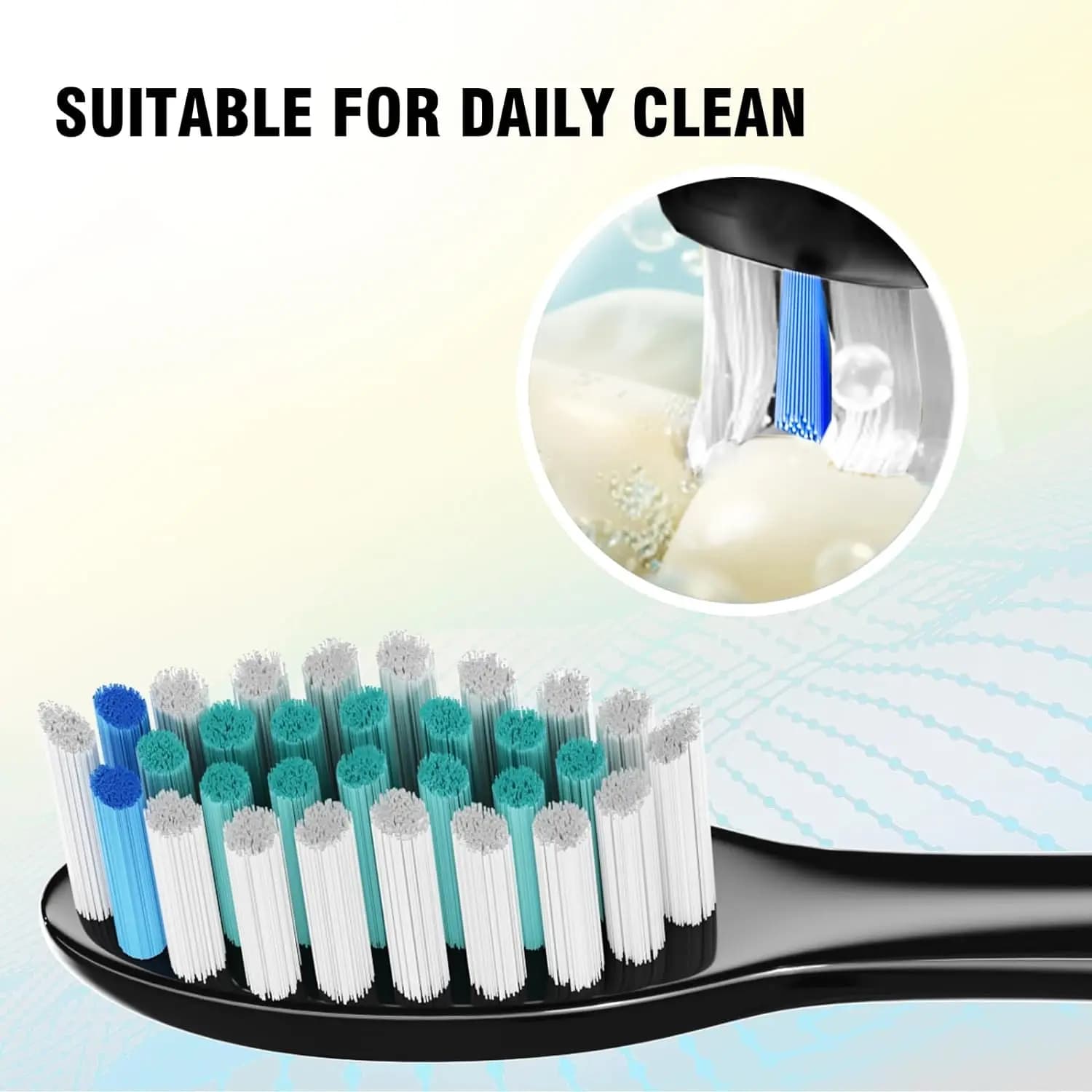 Têtes de brosse de rechange compatibles avec les têtes de brosse à dents électrique Phili Sonic Care