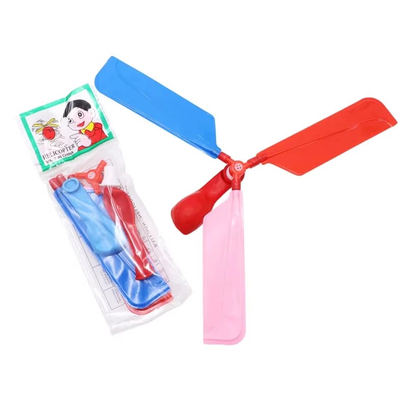 Ballon à hélice en hélicoptère, jouets pour enfants, ballon volant avec sifflet, décoration de fête 