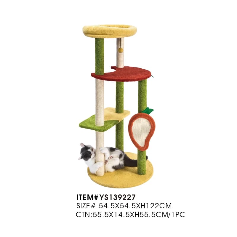 Maison de jeu pour chat Extra Large, grattoir en Sisal à plusieurs niveaux, arbre d'activité pour ch