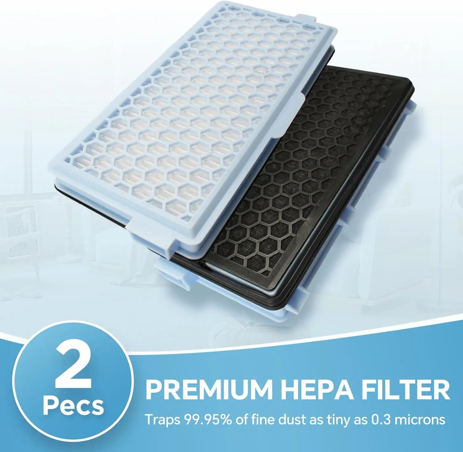 Filtres HEPA pour aspirateur Miele SF-AA 50 SF-HA 50 Active Airclean C1 C2 C3 S4 S5 S6 S8 S6000 S800