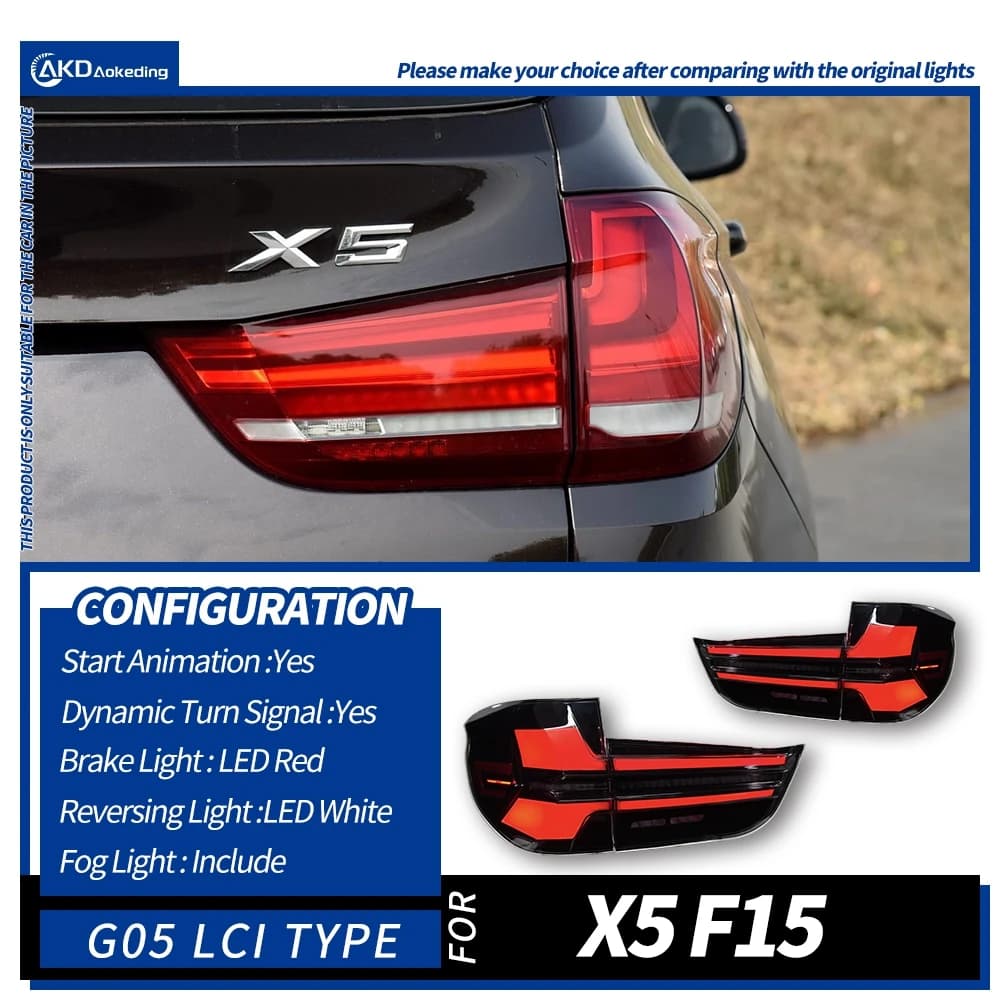 Enquêter arrière antibrouillard LED pour voiture, feu arrière pour BMW X5, 2014-2018, 12V, H7, DRL H