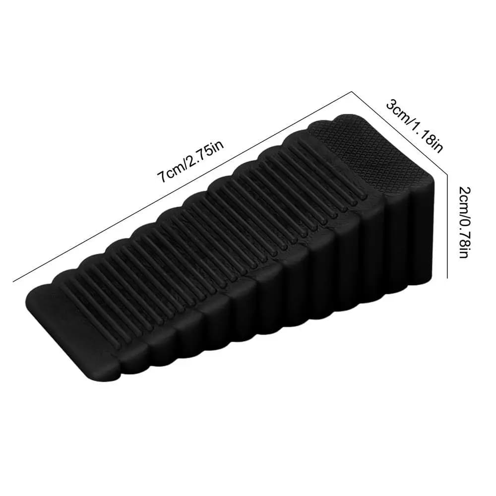 Butoir de porte en silicone de sécurité, cale de retenue anti-collision pour maison et bureau
