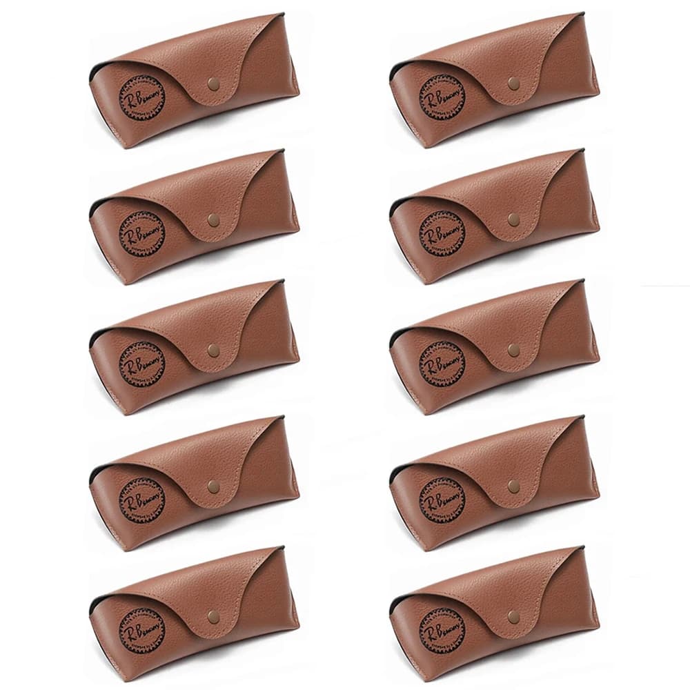 Étui à lunettes souple en cuir pour hommes et femmes, boîte à lunettes, sac de protection, accessoir