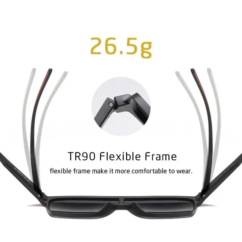 CRIXALIS mode lunettes de soleil polarisées pour hommes carré surdimensionné Anti-éblouissement pilo