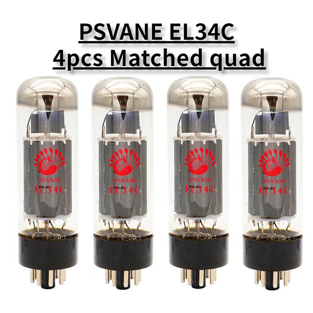 PSVANE EL34C Tubes Audio HIFI Tube à vide remplace EL34 EL34B 5881 6L6G 6CA7 6P3P KT77 précision d'u