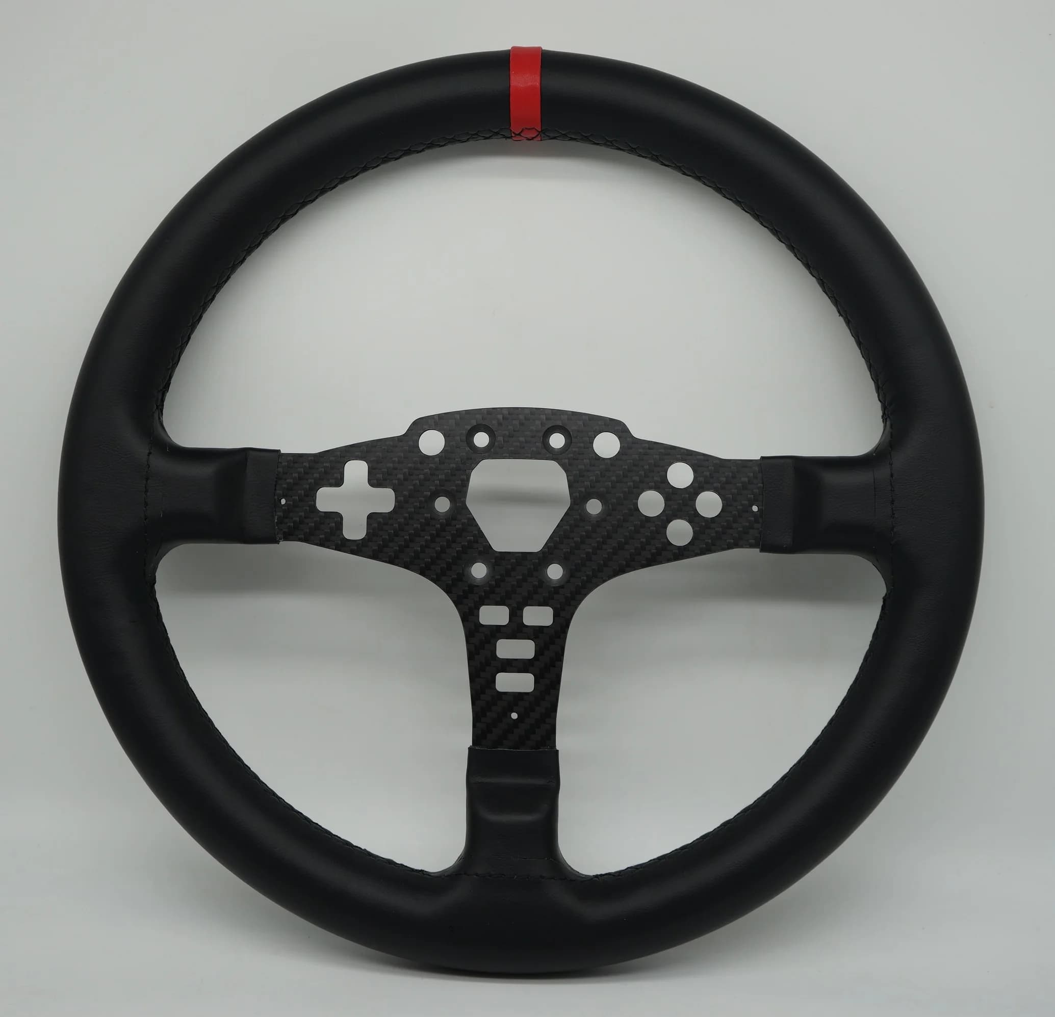 SIMPUSH 13 pouces 33 cm volant circulaire rallye sim course MOD pour MOZA R5 R3 ES ESX